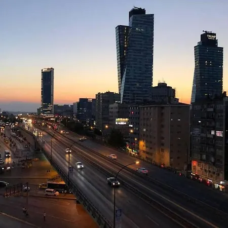 Central Apartment With Amazing City View Near Cevahir Mall In Sisli1 *